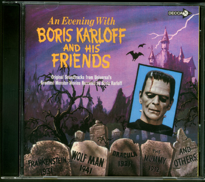 Evening with Boris Karloff and Friends Soundtrack CD - Click Image to Close