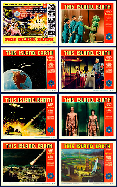 This Island Earth 1953 Lobby Card Set (11 X 14) - Click Image to Close