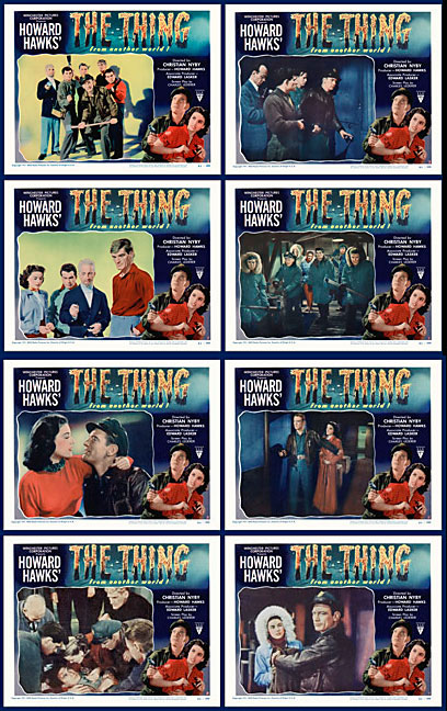 Thing From Another World 1951 Lobby Card Set (11 X 14) - Click Image to Close