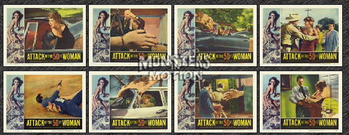 Attack Of The 50 Foot Woman 8x10 Lobby Card Set - Click Image to Close