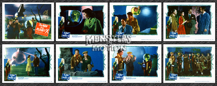 Man From Planet X 11x14 Lobby Card Set - Click Image to Close