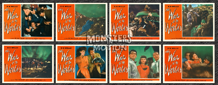 War Of The Worlds 8x10 Lobby Card Set - Click Image to Close
