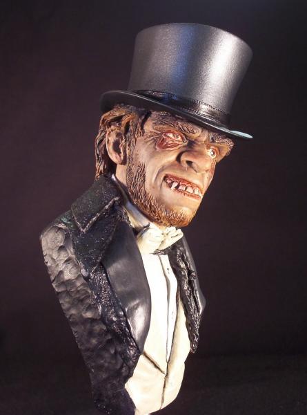 Dr. Jekyll & Mr Hyde 1/4 Scale Bust Model Assembly Kit - Click Image to Close