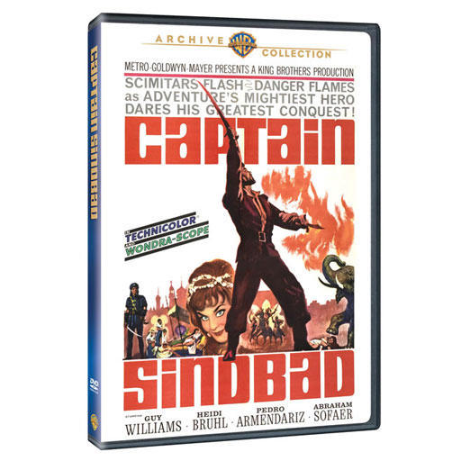 Captain Sinbad 1963 DVD - Click Image to Close