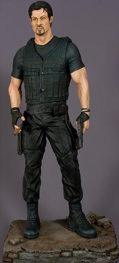 Expendables 1/4 Scale Barney Ross Statue - Click Image to Close