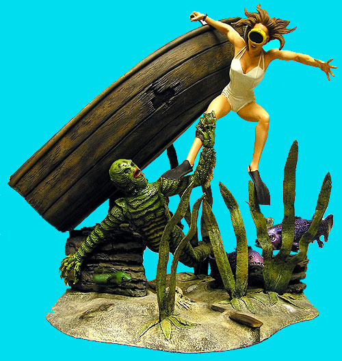 Devonian Encounter Creature & Julia Adams Model Kit - Click Image to Close