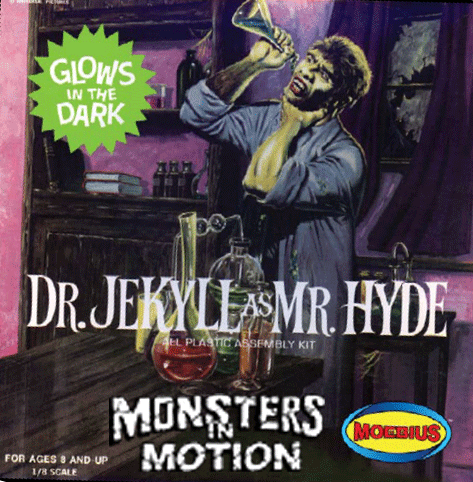 Aurora Dr. Jekyll as Mr. Hyde Glow in the Dark Kit - Click Image to Close