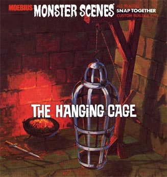 Monster Scenes The Hanging Cage Plastic Model Kit - Click Image to Close