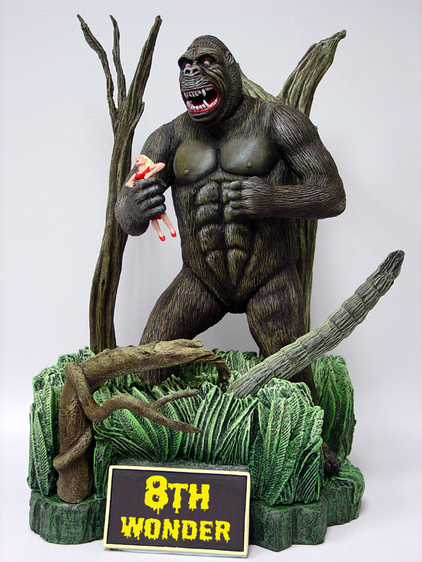 King Kong the 8th Wonder Aurora Box Art Tribute Model Kit #4 Jeff Yagher - Click Image to Close