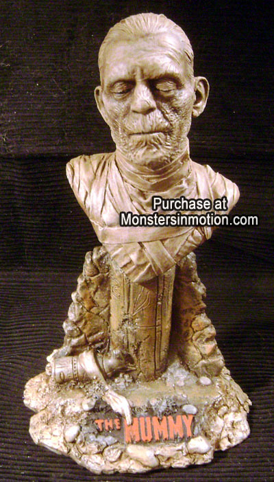 The Mummy 1/4 Resin Model Assembly Bust - Click Image to Close