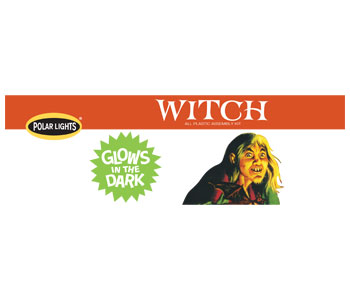 Witch Aurora Polar Lights GLOW Re-issue Plastic Model Kit OOP - Click Image to Close