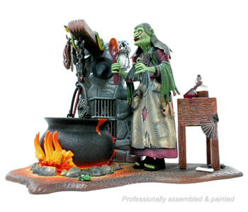 Witch Aurora Polar Lights GLOW Re-issue Plastic Model Kit OOP - Click Image to Close