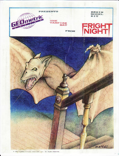 Fright Night Bat Resin Model Kit - Click Image to Close