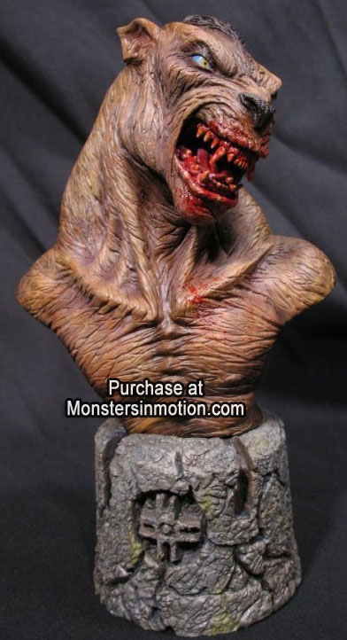 Underworld Lycan Wolf 1/4 Resin Model Assembly Bust Kit - Click Image to Close