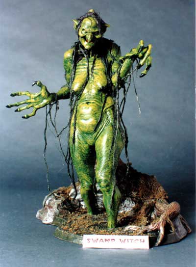 Legend Swamp Witch Model Resin Kit - Click Image to Close