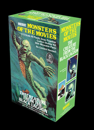 Creature From The Black Lagoon Aurora Monsters of the Movies Model Kit OOP - Click Image to Close