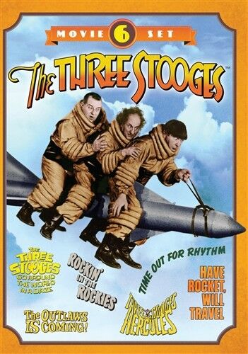 Three Stooges 6 Movie Set Have Rocket In a Daze Outlaws Hercules DVD - Click Image to Close