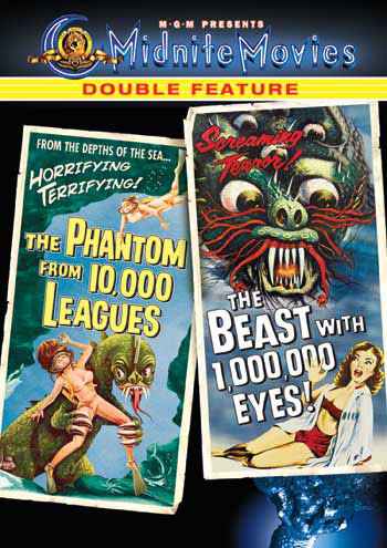 Phantom From 10,000 Leagues & Beast with 1,000,000 Eyes DVD Midn - Click Image to Close