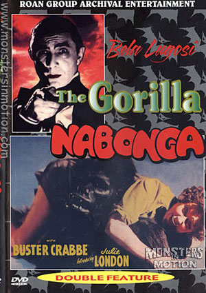 Gorilla, The & Nabonga DVD Double Feature - Click Image to Close