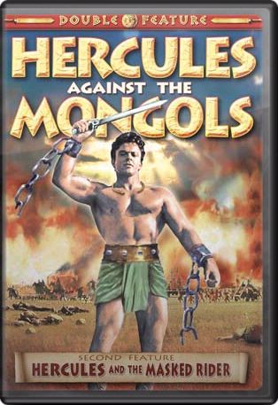 Hercules Double Feature: Hercules Against the Mongols 1963 / Hercules and the Masked Rider 1964 DVD - Click Image to Close