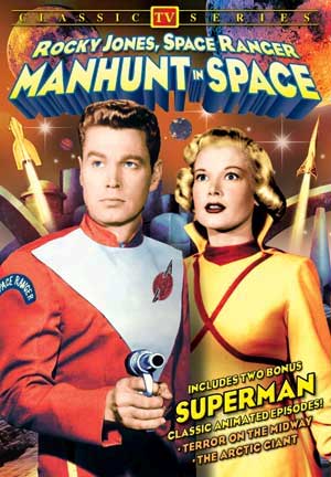 Manhunt In Space DVD Plus 2 Animated Superman - Click Image to Close