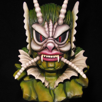 She Creature 21 Inch 1/2 Scale Bust Painted Display - Click Image to Close