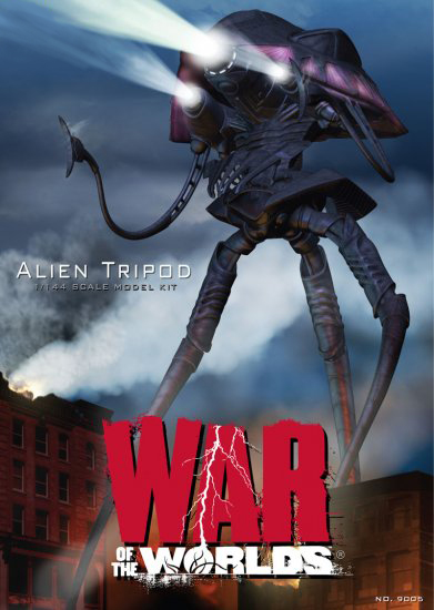 War Of The Worlds 2005 Alien Tripod Model Kit OOP - Click Image to Close