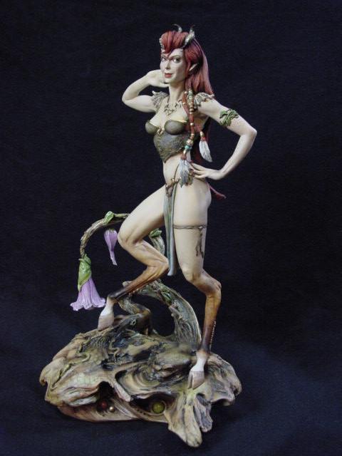 Enchanted Satyr 2 Model Kit By Steve West - Click Image to Close