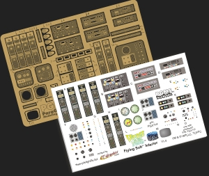 Voyage to the Bottom of the Sea Flying Sub 1/32 Photoetch COMBO Set - Click Image to Close