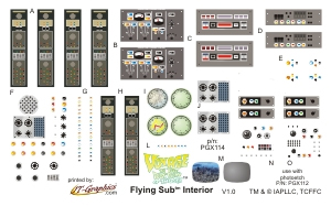 Voyage to the Bottom of the Sea Flying Sub 1/32 Photoetch COMBO Set - Click Image to Close