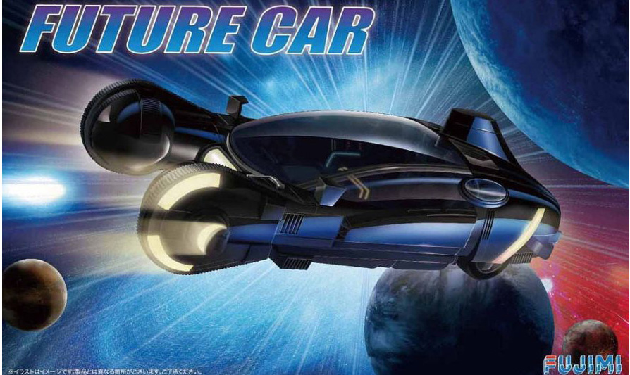 Blade Runner Spinner Future Car 1:24 Scale Model Kit also from Back to the Future II - Click Image to Close