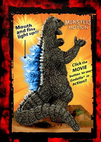 Godzilla 1968 Destroy All Monsters Battlezone Action Toy - Click Image to Close