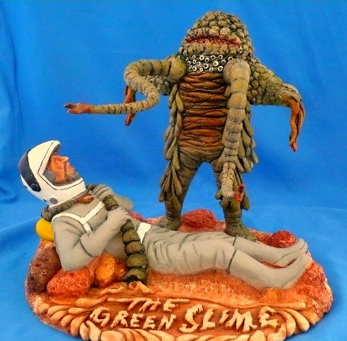 Green Slime Diorama Model Assembly Kit - Click Image to Close