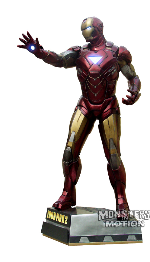 Iron Man 2 Life-Size Statue 1/1 Scale Over 7 Feet Tall - Click Image to Close