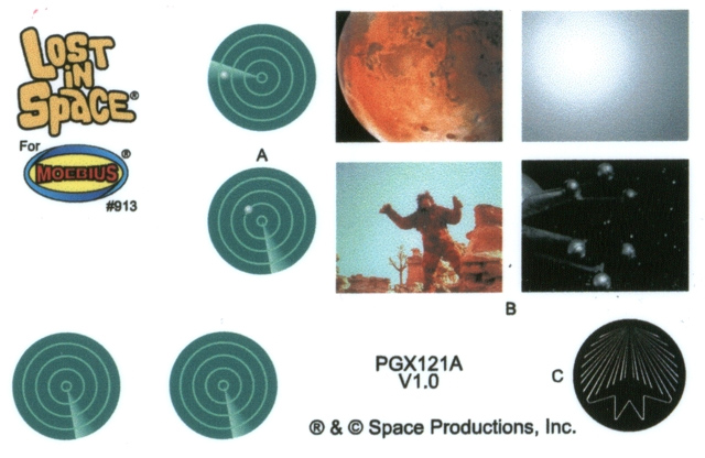 Lost In Space Jupiter 2 II 1/35 Scale 18 Inch Photoetch & Decals Set Model Kit - Click Image to Close