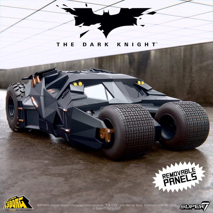 Batman Begins Batmobile Tumbler Super Cyborg Figure - Click Image to Close