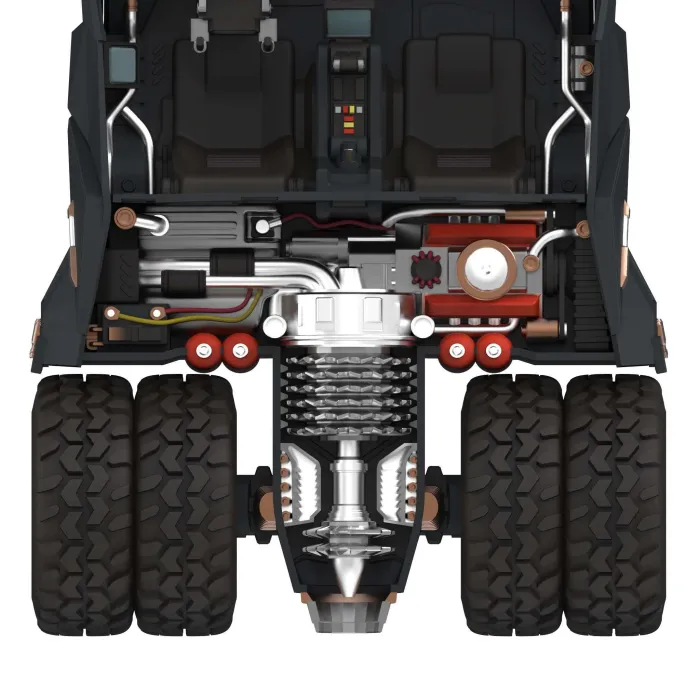 Batman Begins Batmobile Tumbler Super Cyborg Figure