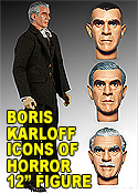 Boris Karloff Icons of Horror & Sci-Fi Premium 12" Figure - Click Image to Close