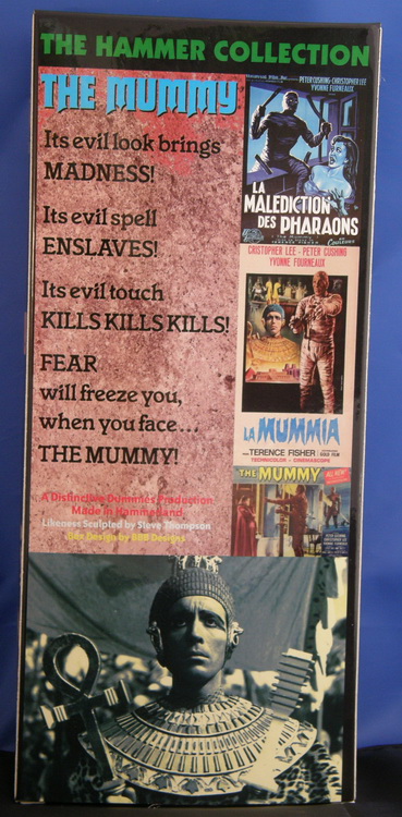 Mummy Christopher Lee 12 Inch Figure Hammer Films - Click Image to Close