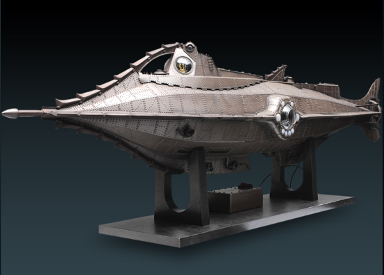 20,000 Leagues Under the Sea - 4 Foot Disney Nautilus - Click Image to Close