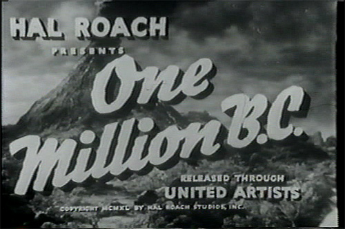 One Million B.C. 1940 DVD Hal Roach - Click Image to Close