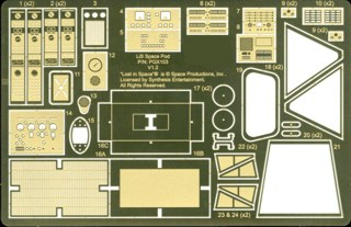 Lost In Space Space Pod 1/24 Custom Photoetch Detail Set - Click Image to Close