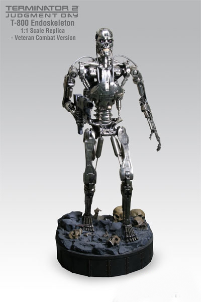 T-800 Endoskeleton 1:1 Scale Replica - Veteran Combat Version - Click Image to Close