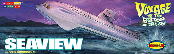 Voyage to the Bottom of the Sea Seaview 1:350 Model Kit - Click Image to Close