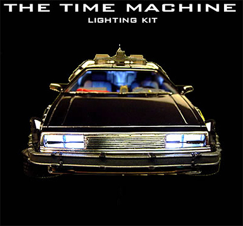 Back To The Future Delorean Time Machine Light Kit for 1/24 Scale Model Kits Aoshima or Polar Lights - Click Image to Close