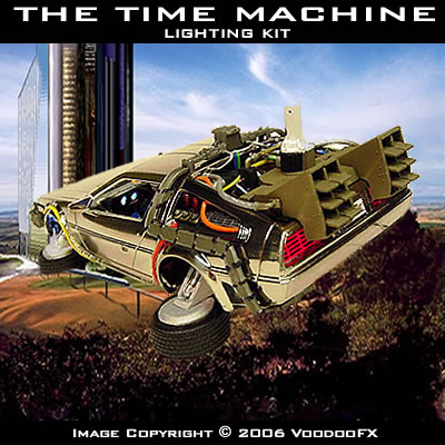 Back To The Future Delorean Time Machine Light Kit - Click Image to Close