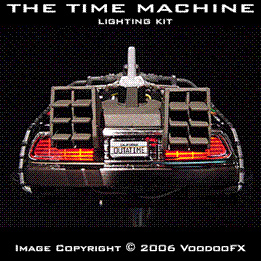 Back To The Future Delorean Time Machine Light Kit - Click Image to Close