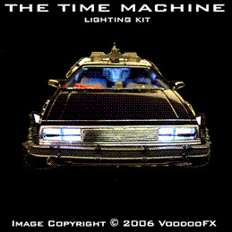 Back To The Future Delorean Time Machine Light Kit - Click Image to Close