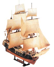 Captain Kidd Pirate Ship Model Hobby Kit-Lindberg