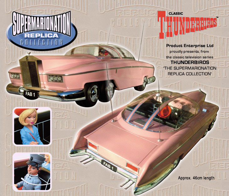 Thunderbirds Fab 1 Limited Edition Prop Replica - Click Image to Close